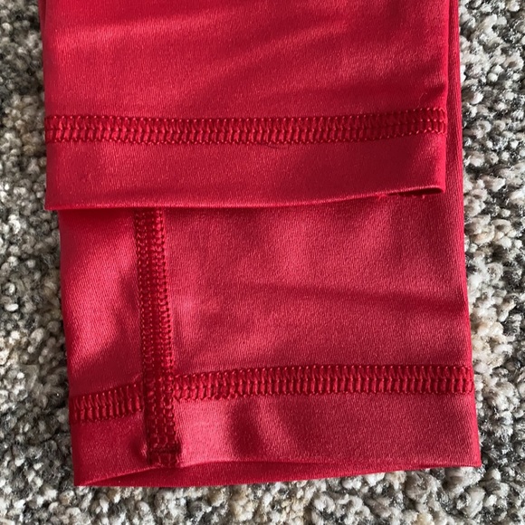 NWT VS Sports knockout red coated tight leggings - Picture 5 of 6